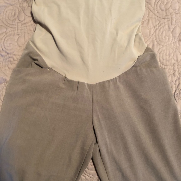 Motherhood Maternity Tan Slacks S - Picture 2 of 6